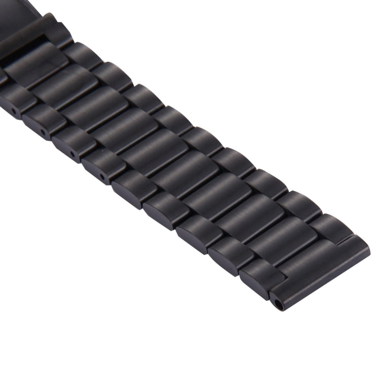Bracelet en acier inoxydable à boucle papillon et 3 perles pour montre connectée Samsung Gear S2 Classic
