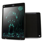 Tablette d'Écriture LCD Portable 12 pouces Dessin Graffiti Bloc-Notes Électronique de Manuscrit Tableau de Messages Papier à Brouillon avec Stylo, 12 pouces Bleu, 12 pouces Rouge, 12 pouces Blanc, 12 pouces Noir, 12 pouces Vert