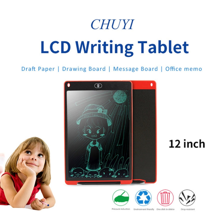 Tablette d'Écriture LCD Portable 12 pouces Dessin Graffiti Bloc-Notes Électronique de Manuscrit Tableau de Messages Papier à Brouillon avec Stylo, 12 pouces Bleu, 12 pouces Rouge, 12 pouces Blanc, 12 pouces Noir, 12 pouces Vert