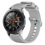 Bracelet de montre à grain vertical pour Galaxy Watch 46 mm