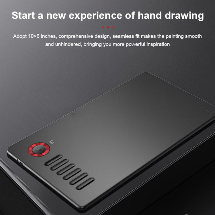 VEIKK A15PRO Tablette graphique électronique intelligente 10x6 pouces 5080 LPI Interface Type-C