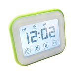 Minuteur de cuisine horloge numérique réveil grand écran tactile LCD avec veilleuse pour la cuisine et la pâtisserie