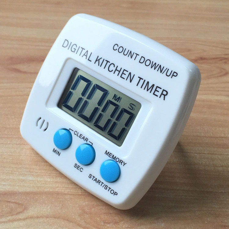 Minuteur de cuisine numérique électronique avec alarme sonore, dos magnétique et support pour la cuisine, la pâtisserie, le sport, les jeux, le bureau