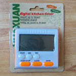 Minuteur de cuisine 24 heures Horloge numérique avec alarme Écran LCD Dos aimanté pour la cuisson et la pâtisserie