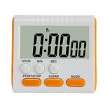 Minuteur de cuisine 24 heures Horloge numérique avec alarme Écran LCD Dos aimanté pour la cuisson et la pâtisserie