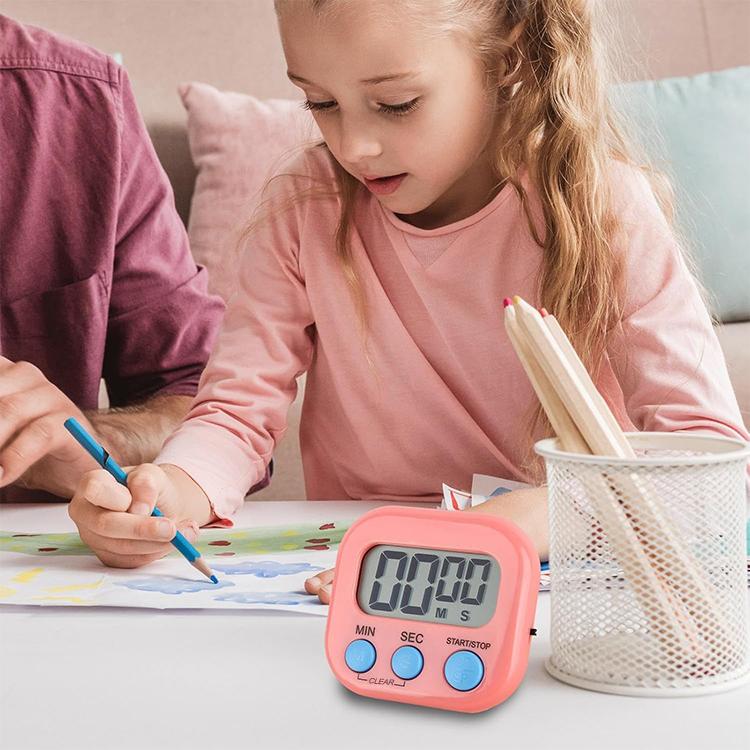 Minuteur de cuisine numérique, alarme électronique, dos magnétique avec écran LCD pour la cuisson, la pâtisserie, le sport, les jeux, le bureau, HX103-2, 118