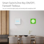 Interrupteur de contrôle d’éclairage intelligent WiFi sans fil NEO NAS-SC03W EU 3 voies, 3 voies
