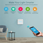 Interrupteur de contrôle d’éclairage intelligent WiFi sans fil NEO NAS-SC03W EU 3 voies, 3 voies