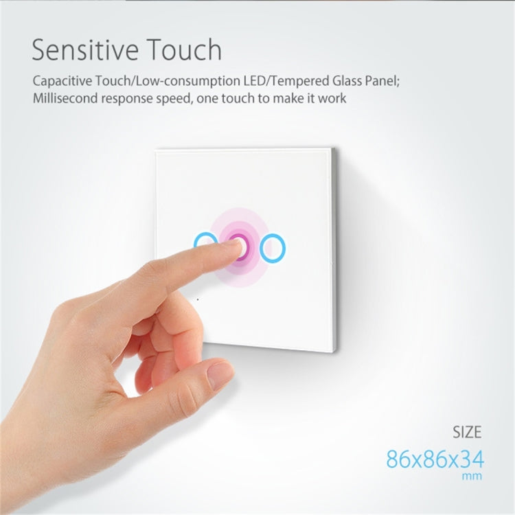 Interrupteur de contrôle d’éclairage intelligent WiFi sans fil NEO NAS-SC03W EU 3 voies, 3 voies