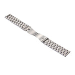 Bracelet en acier inoxydable à boucle papillon et 3 perles pour montre connectée Samsung Gear S3 Classic