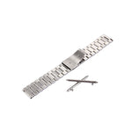 Bracelet en acier inoxydable à boucle papillon et 3 perles pour montre connectée Samsung Gear S3 Classic