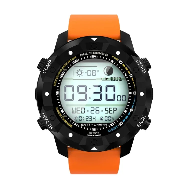 Montre connectée S3 avec écran OLED de 1,39 pouce, Bluetooth, étanche IP67, compatible avec boussole, moniteur de fréquence cardiaque, carte SIM et navigation GPS, compatible avec les téléphones Android et iOS.
