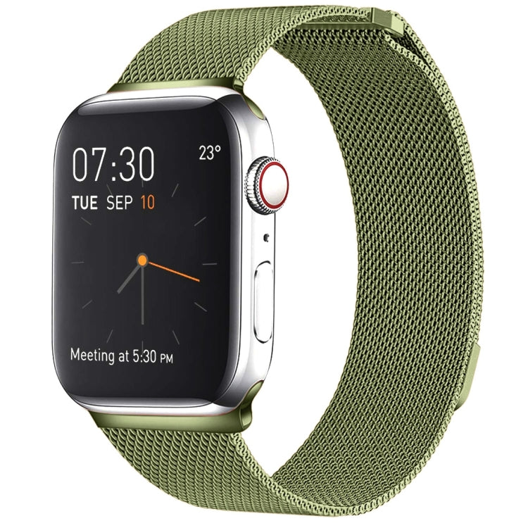 Bracelet de montre magnétique en acier inoxydable milanais pour Apple Watch Series 10 42 mm / 9&8&7 41 mm / SE 3&SE 2&6&SE&5&4 40 mm / 3&2&1 38 mm, pour Apple Watch Series 8&7 41 mm / SE 2&6&SE&5&4 40 mm / 3&2&1 38 mm