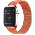 Bracelet de montre magnétique en acier inoxydable milanais pour Apple Watch Series 10 42 mm / 9&8&7 41 mm / SE 3&SE 2&6&SE&5&4 40 mm / 3&2&1 38 mm, pour Apple Watch Series 8&7 41 mm / SE 2&6&SE&5&4 40 mm / 3&2&1 38 mm