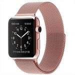 Bracelet de montre magnétique en acier inoxydable milanais pour Apple Watch Series 10 42 mm / 9&8&7 41 mm / SE 3&SE 2&6&SE&5&4 40 mm / 3&2&1 38 mm, pour Apple Watch Series 8&7 41 mm / SE 2&6&SE&5&4 40 mm / 3&2&1 38 mm