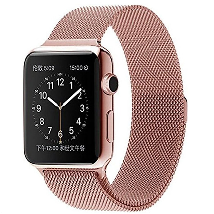 Bracelet de montre magnétique en acier inoxydable milanais pour Apple Watch Series 10 42 mm / 9&8&7 41 mm / SE 3&SE 2&6&SE&5&4 40 mm / 3&2&1 38 mm, pour Apple Watch Series 8&7 41 mm / SE 2&6&SE&5&4 40 mm / 3&2&1 38 mm