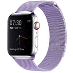 Bracelet de montre magnétique en acier inoxydable milanais pour Apple Watch Series 10 42 mm / 9&8&7 41 mm / SE 3&SE 2&6&SE&5&4 40 mm / 3&2&1 38 mm, pour Apple Watch Series 8&7 41 mm / SE 2&6&SE&5&4 40 mm / 3&2&1 38 mm