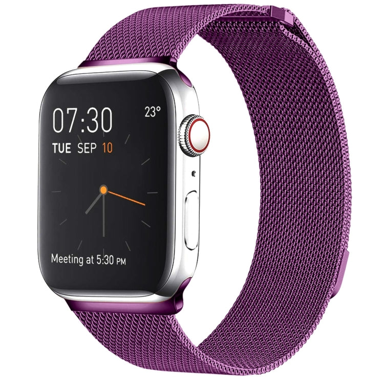 Bracelet de montre magnétique en acier inoxydable milanais pour Apple Watch Series 10 42 mm / 9&8&7 41 mm / SE 3&SE 2&6&SE&5&4 40 mm / 3&2&1 38 mm, pour Apple Watch Series 8&7 41 mm / SE 2&6&SE&5&4 40 mm / 3&2&1 38 mm