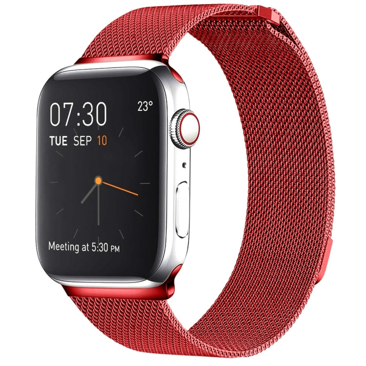 Bracelet de montre magnétique en acier inoxydable milanais pour Apple Watch Series 10 42 mm / 9&8&7 41 mm / SE 3&SE 2&6&SE&5&4 40 mm / 3&2&1 38 mm, pour Apple Watch Series 8&7 41 mm / SE 2&6&SE&5&4 40 mm / 3&2&1 38 mm