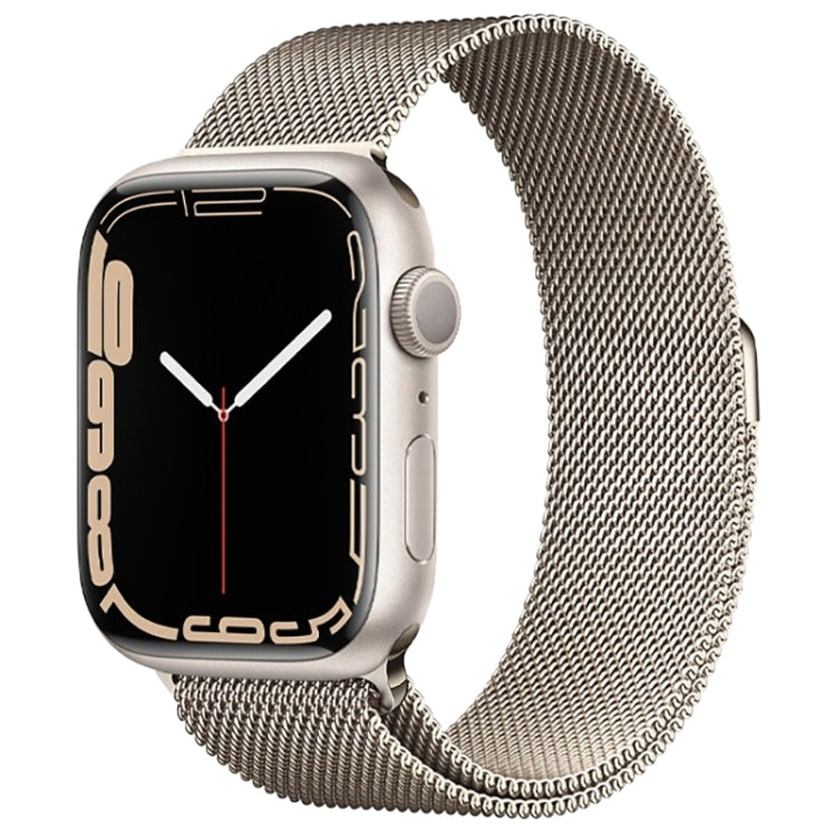 Bracelet milanais magnétique en acier inoxydable pour Apple Watch Ultra 49mm & Watch Ultra 2 49mm / Series 10 46mm / 9&8&7 45mm / SE 3&SE 2&6&SE&5&4 44mm / 3&2&1 42mm, Pour Apple Watch Ultra 49mm / Series 8&7 45mm / SE 2&6&SE&5&4 44mm / 3&2&1 42mm