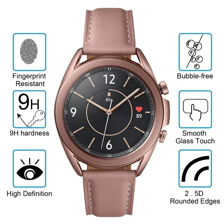 Pour Samsung Galaxy Watch3 45mm 0.26mm 2.5D 9H Protecteur d'écran en verre trempé, Pour Samsung Galaxy Watch3 45mm