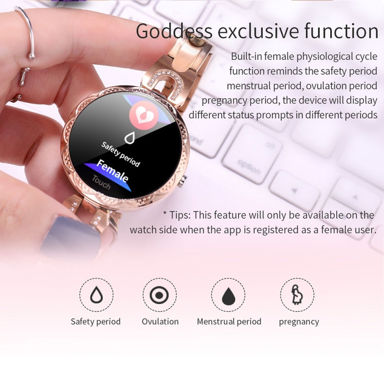 Bracelet connecté AK15 pour femme, écran LCD couleur 1,08 pouce, étanche IP67, compatible avec le suivi de la fréquence cardiaque, du sommeil et la prise de photos à distance.