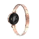 Bracelet connecté AK15 pour femme, écran LCD couleur 1,08 pouce, étanche IP67, compatible avec le suivi de la fréquence cardiaque, du sommeil et la prise de photos à distance.