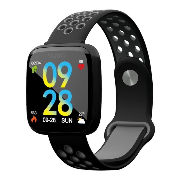 Bracelet connecté F15 avec écran couleur TFT IPS de 1,3 pouce, compatible avec les rappels d'appels, le suivi de la fréquence cardiaque, de la pression artérielle, du sommeil et de l'oxygénation sanguine.