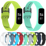 Bracelet de montre en silicone couleur unie pour Galaxy Fit-e
