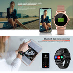 Montre connectée SMA-R2 avec écran IPS de 1,3 pouce, étanche IP65, prise en charge des notifications d'appels et de messages, Bluetooth double mode 3.0 + 4.0, suivi du sommeil et rappel d'activité.