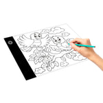 Tablette de traçage USB A5 en acrylique pour dessin et croquis d'anime, 2,2 W 5 V LED, trois niveaux de luminosité, intensité réglable
