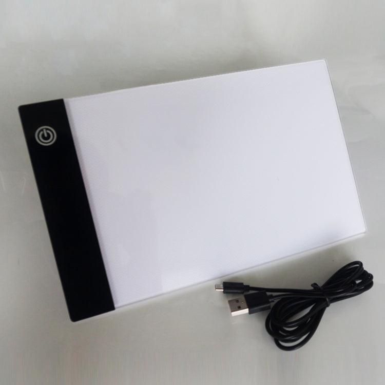 Tablette de traçage USB A5 en acrylique pour dessin et croquis d'anime, 2,2 W 5 V LED, trois niveaux de luminosité, intensité réglable