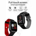 Montre connectée Q58S avec écran tactile TFT de 1,3 pouce, étanche IP67, avec rappel d'appel, surveillance de la fréquence cardiaque, de la pression artérielle et du sommeil.