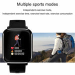 Montre connectée Q58S avec écran tactile TFT de 1,3 pouce, étanche IP67, avec rappel d'appel, surveillance de la fréquence cardiaque, de la pression artérielle et du sommeil.