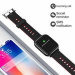 Montre connectée Q58S avec écran tactile TFT de 1,3 pouce, étanche IP67, avec rappel d'appel, surveillance de la fréquence cardiaque, de la pression artérielle et du sommeil.