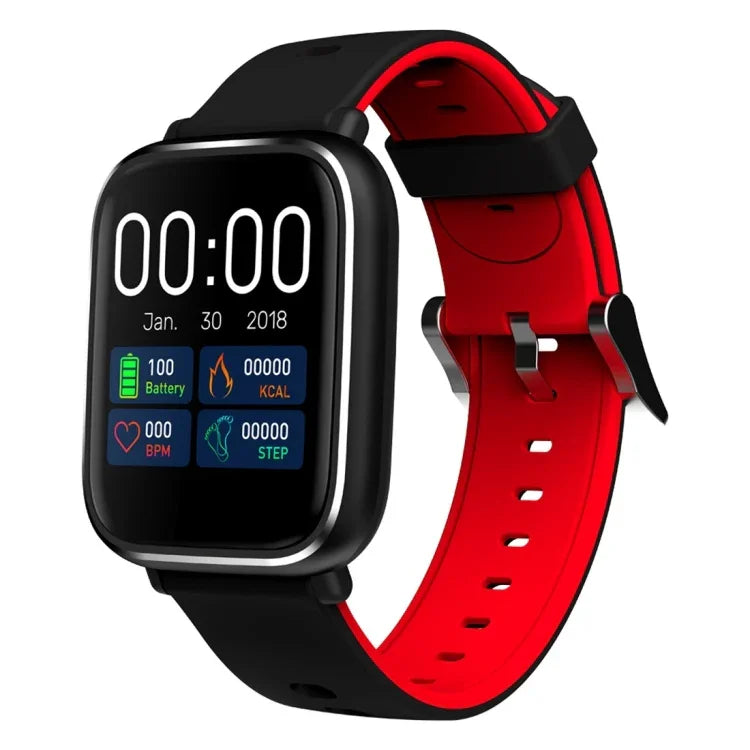 Montre connectée Q58S avec écran tactile TFT de 1,3 pouce, étanche IP67, avec rappel d'appel, surveillance de la fréquence cardiaque, de la pression artérielle et du sommeil.