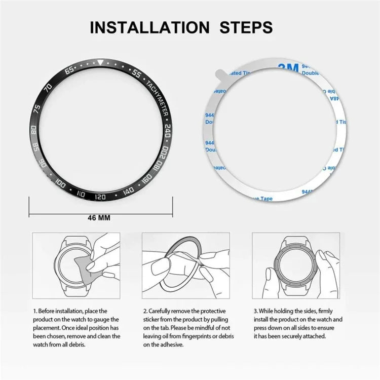 Cadre de protection en acier pour Galaxy Watch 42mm, 42mm