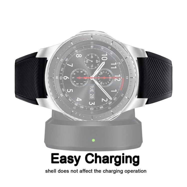 Étui antichoc plaqué TPU pour montre connectée Samsung Gear S3 Frontier 46 mm