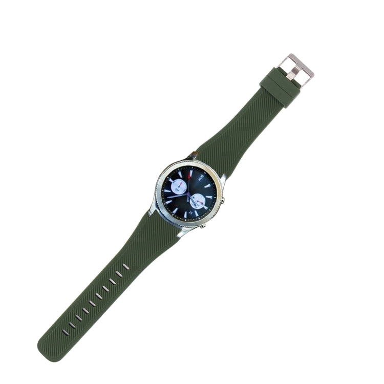 Pour Samsung Gear S3 Classic Bracelet de montre en silicone, Longueur : environ 22,4 cm, CA5541AG, CA5541B, CA5541D, CA5541E, CA5541G, CA5541P, CA5541R, CA5541W, CA5541Y, CA5541I