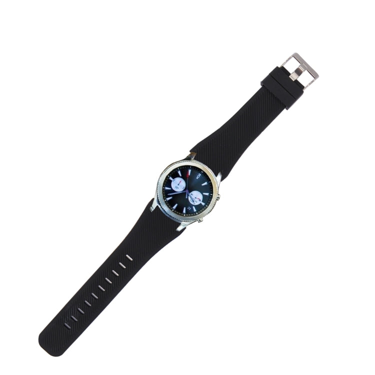 Pour Samsung Gear S3 Classic Bracelet de montre en silicone, Longueur : environ 22,4 cm, CA5541AG, CA5541B, CA5541D, CA5541E, CA5541G, CA5541P, CA5541R, CA5541W, CA5541Y, CA5541I