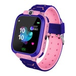 Montre connectée Q12B pour enfants avec écran couleur de 1,44 pouce, géolocalisation LBS, numérotation bidirectionnelle, premiers secours en un clic, surveillance vocale et application Setracker.