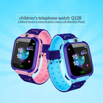 Montre connectée Q12B pour enfants avec écran couleur de 1,44 pouce, géolocalisation LBS, numérotation bidirectionnelle, premiers secours en un clic, surveillance vocale et application Setracker.