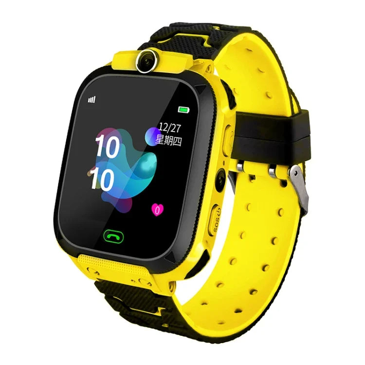 Montre connectée Q12B pour enfants avec écran couleur de 1,44 pouce, géolocalisation LBS, numérotation bidirectionnelle, premiers secours en un clic, surveillance vocale et application Setracker.