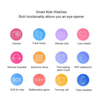 Montre connectée Q120 pour enfants avec écran couleur 1,44 pouce, étanche IP67, géolocalisation LBS, numérotation bidirectionnelle, premiers secours en un clic, écoute vocale et application Setracker.