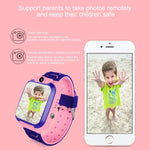 Montre connectée Q120 pour enfants avec écran couleur 1,44 pouce, étanche IP67, géolocalisation LBS, numérotation bidirectionnelle, premiers secours en un clic, écoute vocale et application Setracker.
