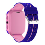 Montre connectée Q12 pour enfants avec écran couleur de 1,44 pouce, non étanche, compatible avec la géolocalisation LBS, la numérotation bidirectionnelle, l'appel d'urgence, l'écoute vocale et l'application Setracker.