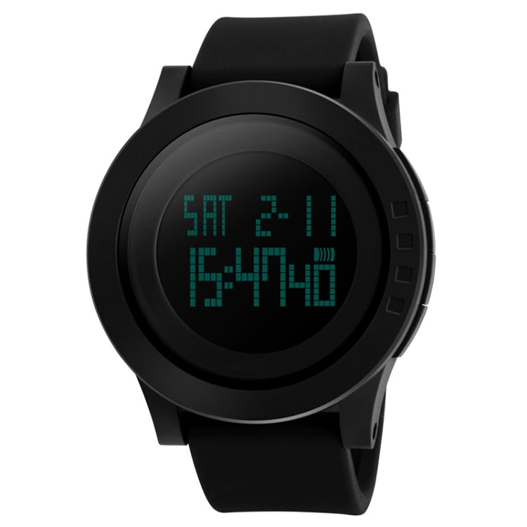 Montre digitale en gel de silice multifonctionnelle étanche et noctiluque SKMEI 1142 pour hommes sports en extérieur