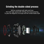 Montre connectée N6, écran TFT 1,3 pouce, processeur MTK2502C, Bluetooth 4.0, bracelet en acier inoxydable, compatible avec le moniteur de fréquence cardiaque, le podomètre, le suivi du sommeil et le rappel d'activité.