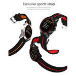 Montre intelligente N6 avec écran TFT 1,3 pouce MTK2502C Bluetooth4.0, bracelet en silicone, supporte moniteur de fréquence cardiaque & podomètre & suivi du sommeil & rappel sédentaire, bracelet silicone/rouge, bracelet silicone/jaune