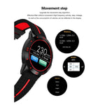Montre intelligente N6 avec écran TFT 1,3 pouce MTK2502C Bluetooth4.0, bracelet en silicone, supporte moniteur de fréquence cardiaque & podomètre & suivi du sommeil & rappel sédentaire, bracelet silicone/rouge, bracelet silicone/jaune